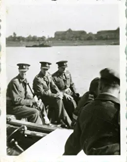 Dusseldorf: British Army Royal Engineers building The Freeman Bridge
