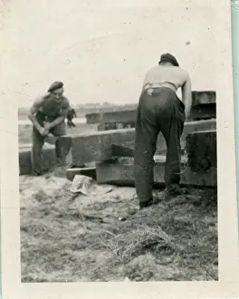 Engaged: British Army Royal Engineers building The Freeman Bridge