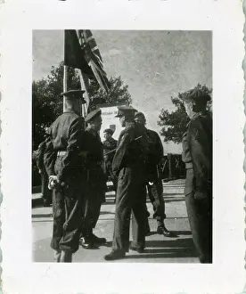 Dusseldorf: British Army Royal Engineers building The Freeman Bridge