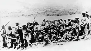 Lords: British artillery on the march to Khartoum, 1897