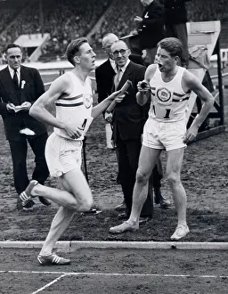Yells: British Athlete Christopher Chataway