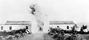 Cameroons: British attack, Fort Dschang, Cameroon, Africa, WW1