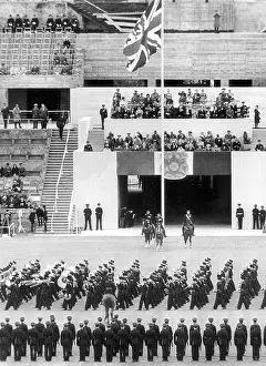 Maifeld: British birthday parade in honour of Queen in Berlin