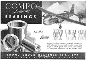 Retaining: British Bound Brook COMPO Oil Retaining Bearings