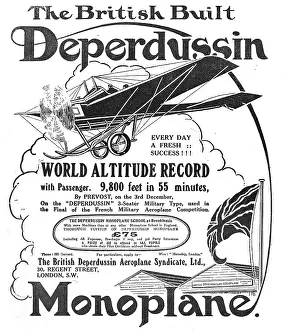 Deperdussin: British Built Deperdussin - Every Day A Fresh Success!