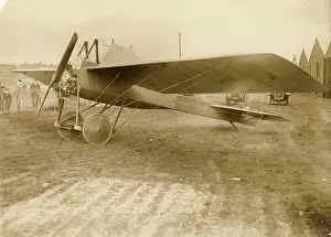 Piloted: British-built Deperdussin monoplane