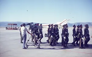 The British Caribbean History Collection: British camera man filming the Omani guards