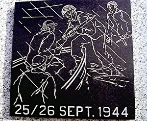 Tasked: Detail of the British & Candian Engineers Memorial
