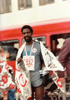The British Caribbean History Collection: British Caribbean marathon runner, with foil wrap