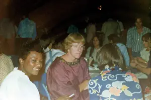 The British Caribbean History Collection: British Caribbean woman at a function in Oman