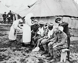 Marquee: British casualty clearing station, Western Front, WW1