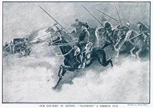 Flanking: British cavalry in action during WWI