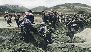 British charge at Gallipoli, 1915