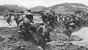 British charge at Gallipoli, 1915