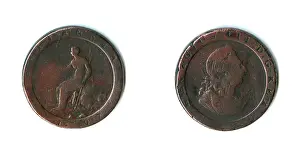 Gill Stoker: British coin, George III copper penny