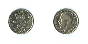 Gill Stoker: British coin, George V silver three penny bit