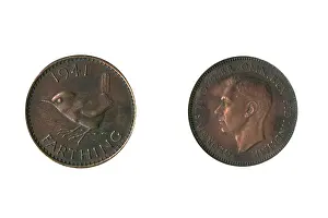 Gill Stoker: British coin, George VI farthing
