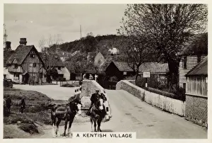 Eynsford: British Countryside - The Bridge at Eynsford, Kent