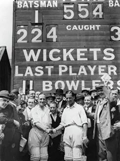 Sutcliffe: The British cricketer Percy Holmes and