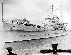 Exeter: The British cruiser HMS Exeter