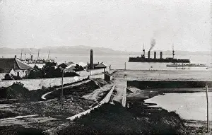 British cruiser off Wei-Hai-Wei, China