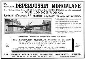 Deperdussin: British Deperdussin Monoplane
