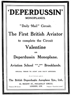 Deperdussin: British Deperdussin Monoplane