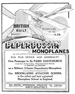 Deperdussin: British Deperdussin Monoplane - British