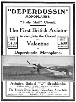 Deperdussin: British Deperdussin Monoplane - Daily Mail Circuit