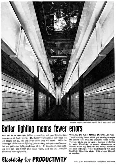 Assn: British Electrical Development Assn Electricity For Industry