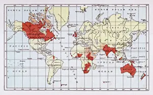 Extent: British Empire Map 1880
