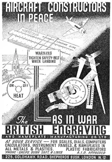 Nameplate: The British Engraving & Nameplate Manufacturing Co