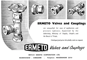 Couplings: British Ermeto Valves & Couplings