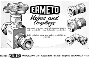 Couplings: British Ermeto Valves & Couplings