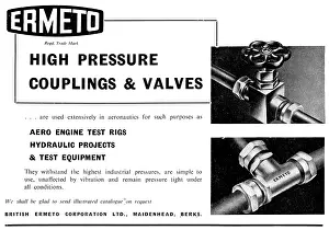 Couplings: British Ermeto Valves & Couplings