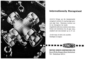 Couplings: British Ermeto Valves & Couplings