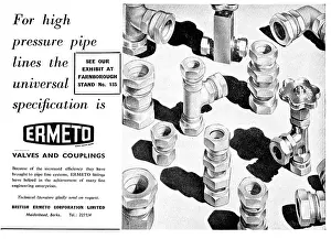 Couplings: British Ermeto Valves & Couplings For Aircraft