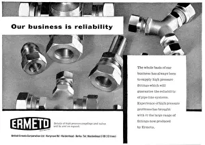 Couplings: British Ermeto Valves, Pipes & Couplings