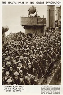 Nov19: British Expeditionary Force evacuating from Dunkirk, WW2