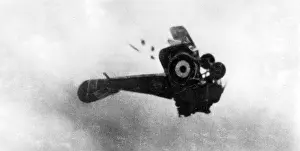 Apart: British fighter plane breaks apart in the air