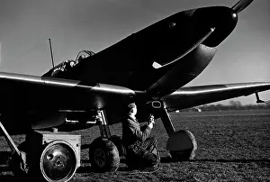 Spitfire: British fighter plane Spitfire, ca. 1940