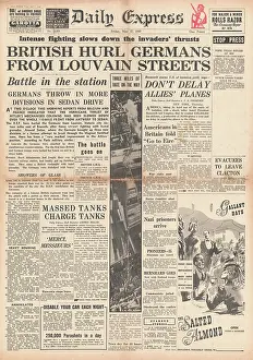 Louvain: British Forces drive German Army from Louvain