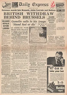 Louvain: British forces withdraw behind Brussels