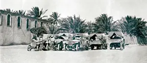 Sepia Images: British ground support vehicles, Iraq