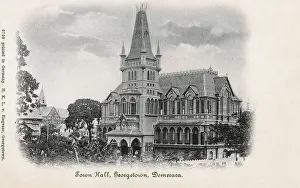 Georgetown: British Guiana (Guyana) Georgetown, Demerara - The Town Hall