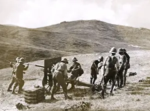 Salonica: British gunners on Balkan Front, WW1