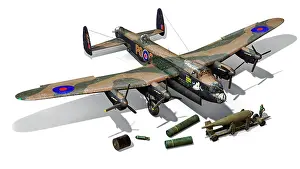 Bombers: British heavy bomber of WWII, the Avro Lancaster