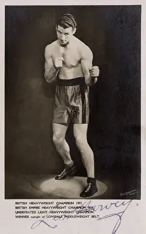 Autographed: British Heavyweight Champion Len Harvey