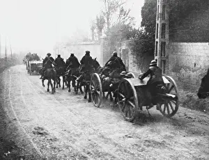 Galloping: British Horse Artillery 1918