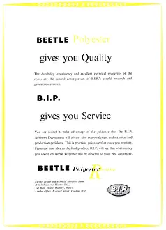 Polyester: British Industrial Plastics. BEETLE Polyester